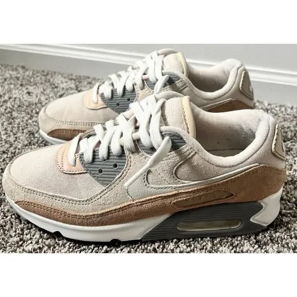 Nike Air Max 90 premium hemp Sanddrift size 7.5 men/9 women's - Picture 2 of 7